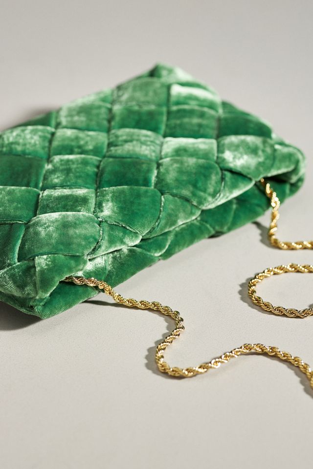 Loeffler Randall Auzeen Cyprus Mini Woven Clutch | Anthropologie