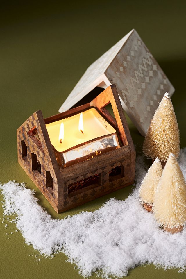 Phillipe Fresh Balsam & Cedarwood Wooden House Candle #2