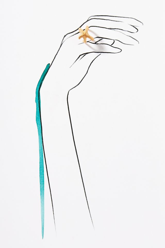 Maison Irem Starfish Ring | Anthropologie