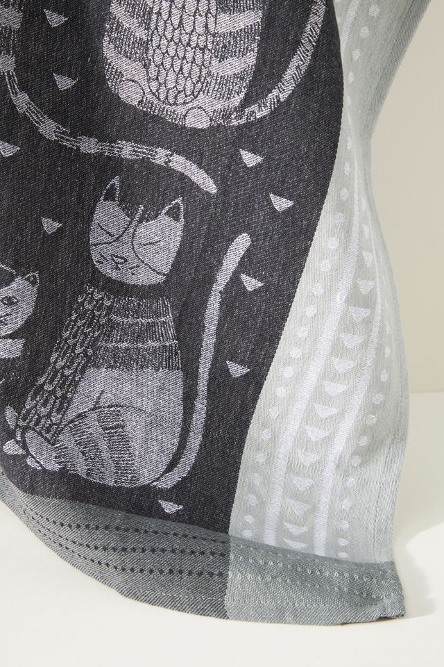 Purr Party Jacquard Dish Towel #1