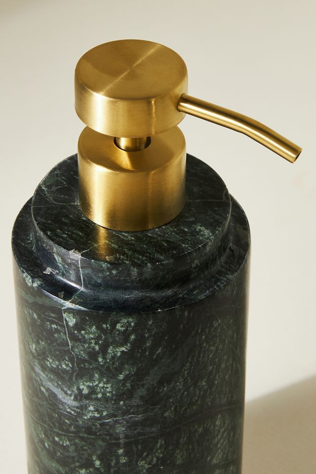 Mannara Marble Soap Dispenser Zodax