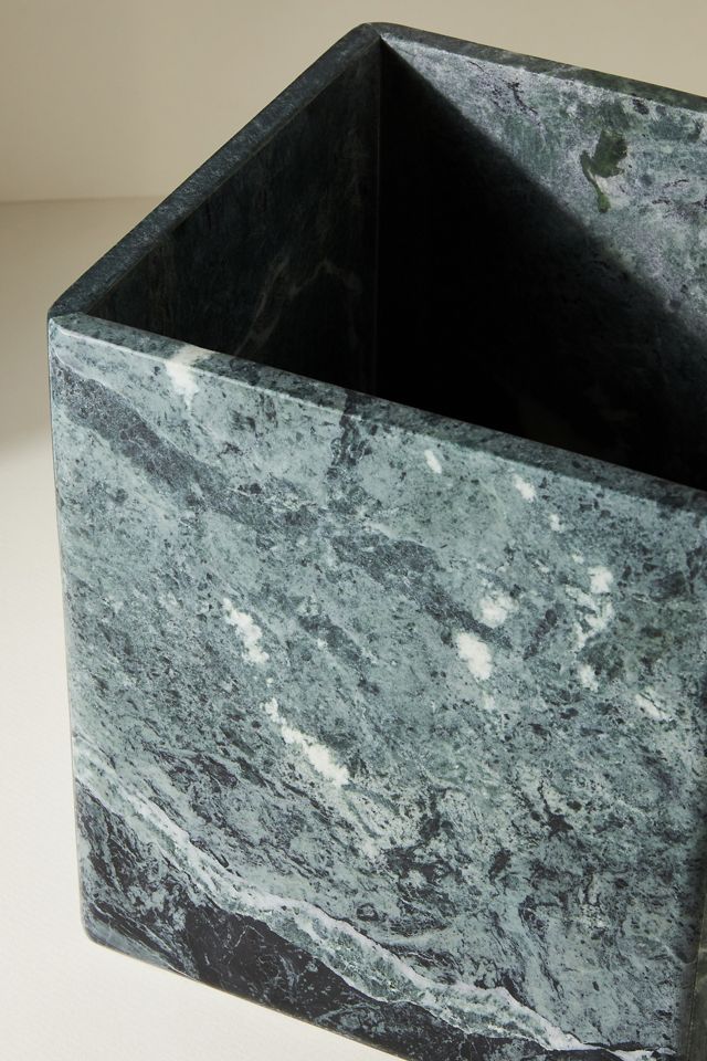 Esmeralda Marble Trash Can #1