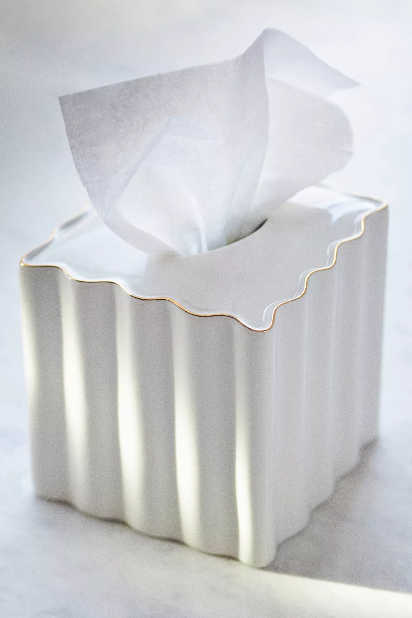 Le Marais Scalloped Tissue Box - thumbnail 2