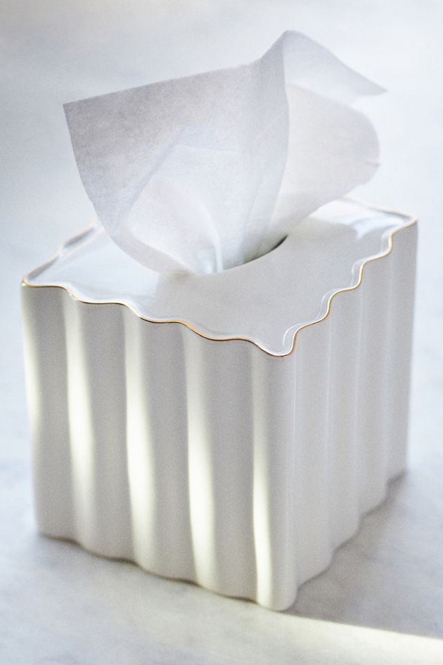 Le Marais Scalloped Tissue Box #1
