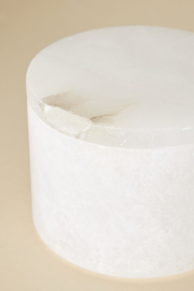 Alabaster Bath Jar #2