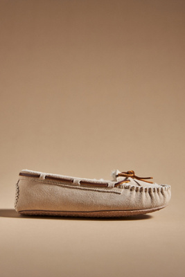 Minnetonka Cally Moccasins In Grey