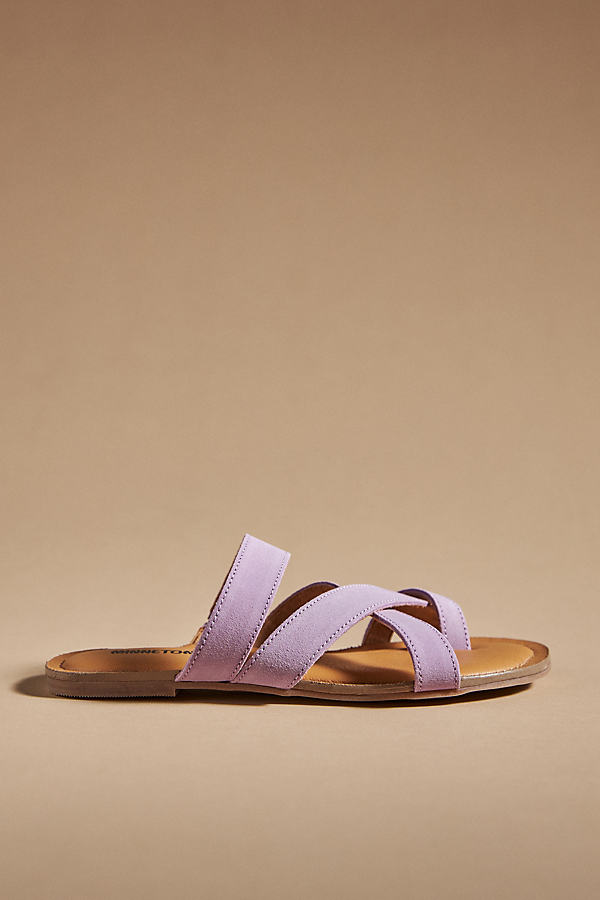 Minnetonka Faribee Strappy Sandal In Purple