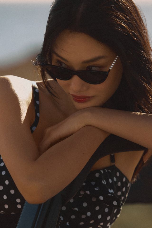 Pearl Cat-Eye Sunglasses #3