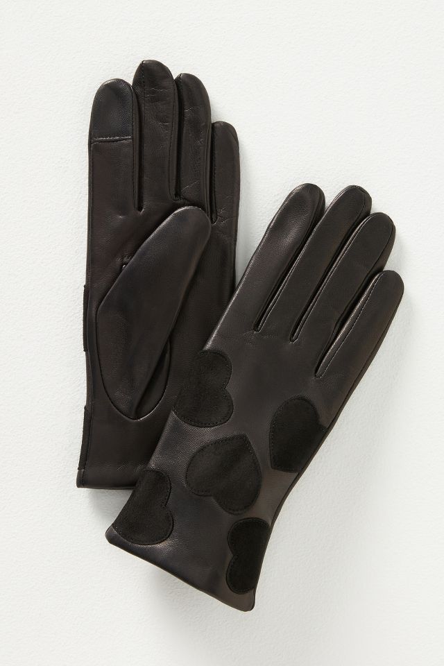 Louis Vuitton Mens Gloves Gloves, Black, 9 (Stock Confirmation Required)