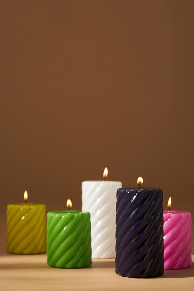 High Gloss Pillar Candle #1