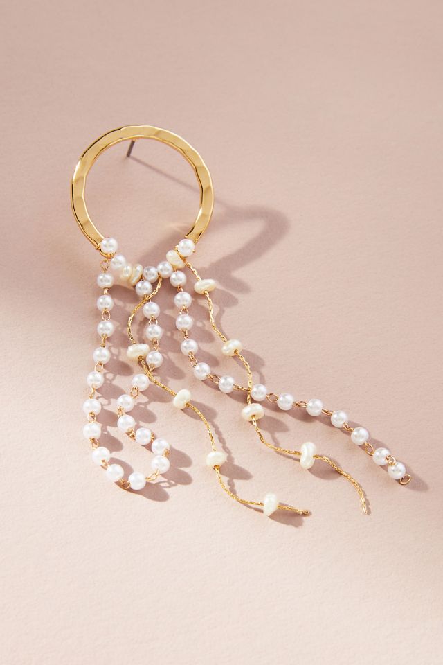 Pearl Strand Earrings #1
