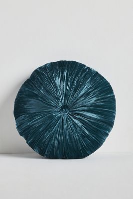 Shop Anthropologie Cecily Velvet Round Cushion