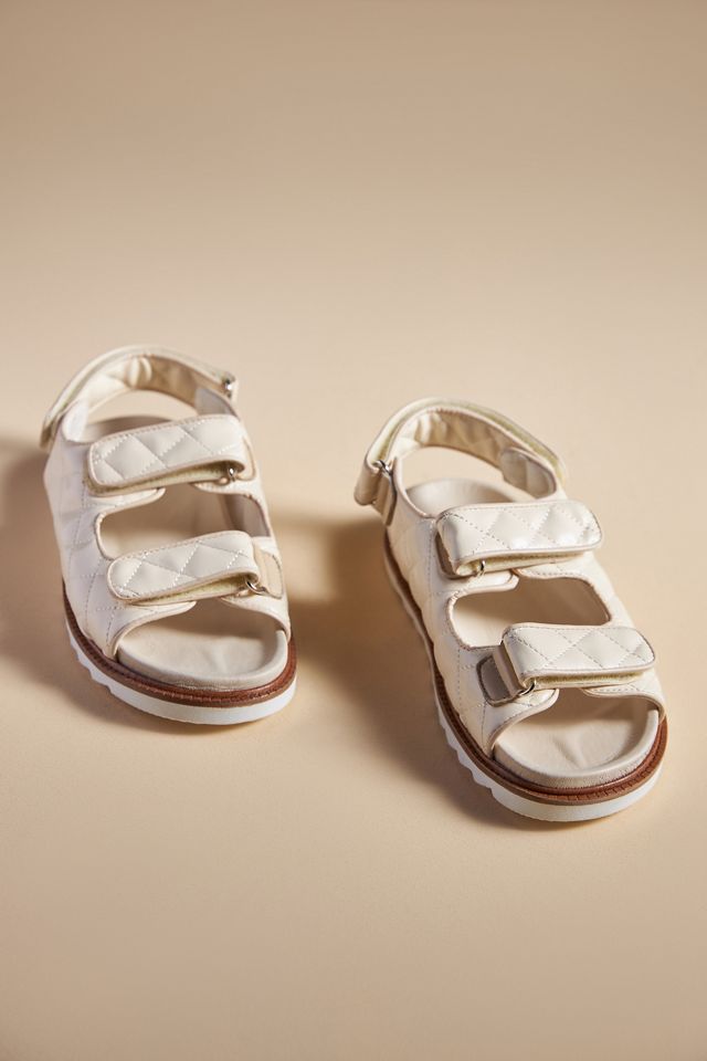 Pilcro Quilted Slingback Sandals #1