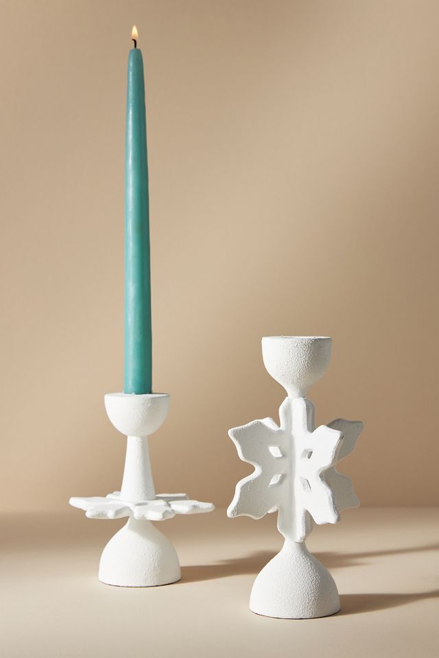 Blanche Snowflake Candle Holder #2
