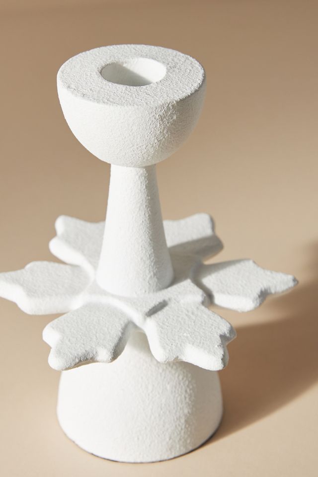 Blanche Snowflake Candle Holder #4