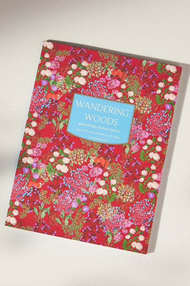 Wandering Woods Wrapping Paper Book AnthroLiving