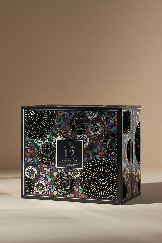 Voluspa 12 Days Advent Glass Candle Gift Set #2