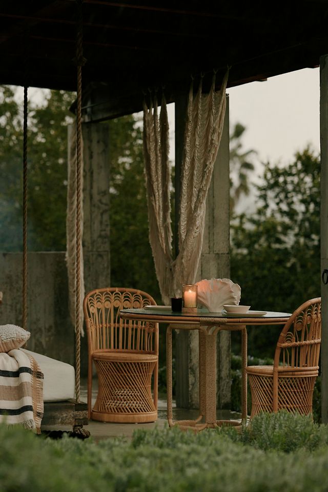 Peacock Rattan Dining Chairs, Set of 2 #6