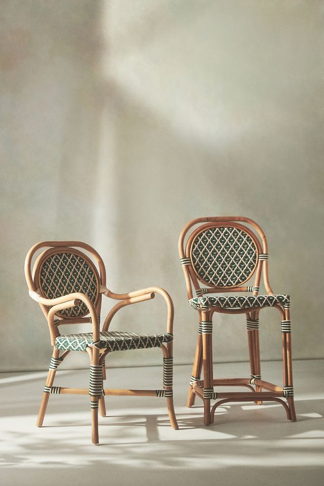 Rattan best sale chair anthropologie