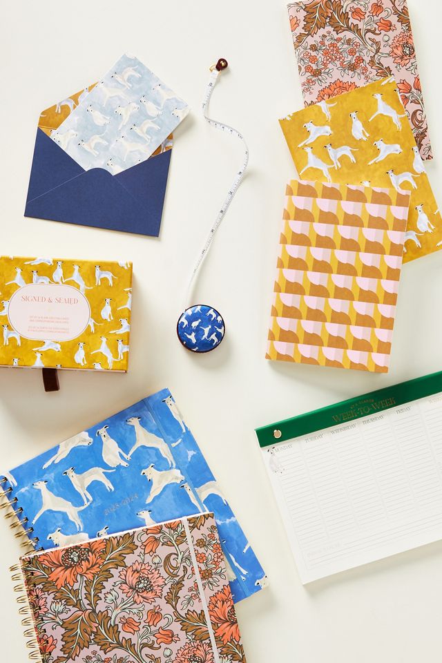 Dog weekly desktop planner anthropologie