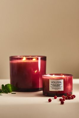 Voluspa Scarlet Berry Pomander Maison Jar Candle