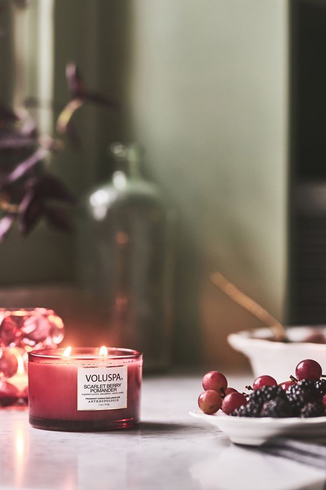 Voluspa Scarlet Berry Pomander Maison Jar Candle #1