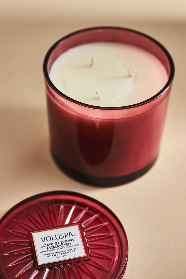 Voluspa Scarlet Berry Pomander Maison Jar Candle #4