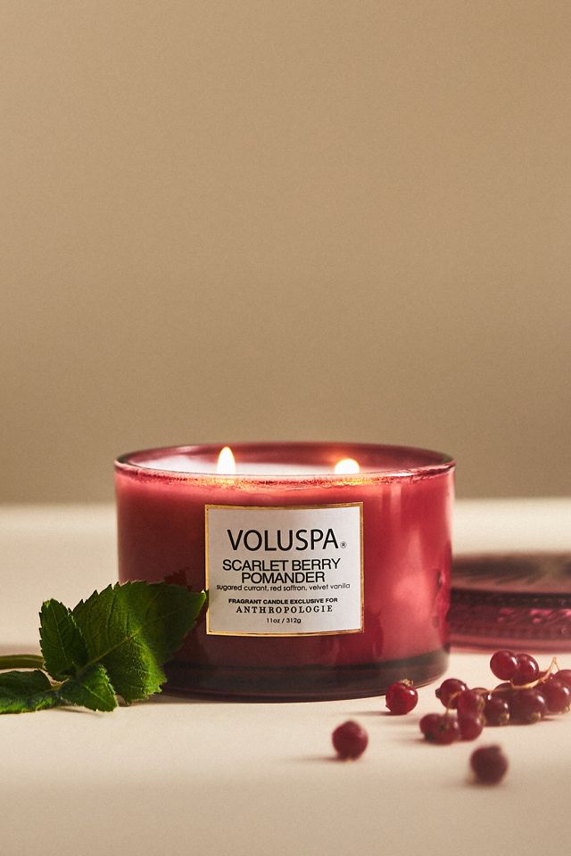 Voluspa Scarlet Berry Pomander Maison Jar Candle #5