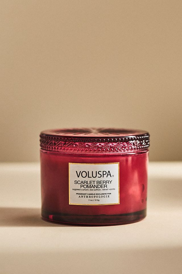 Voluspa Scarlet Berry Pomander Maison Jar Candle #6