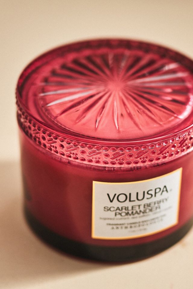 Voluspa Scarlet Berry Pomander Maison Jar Candle #7