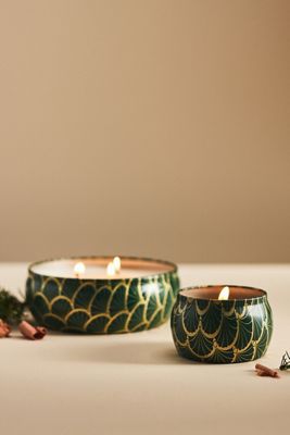Voluspa Noble Fir Garland Tin Candle