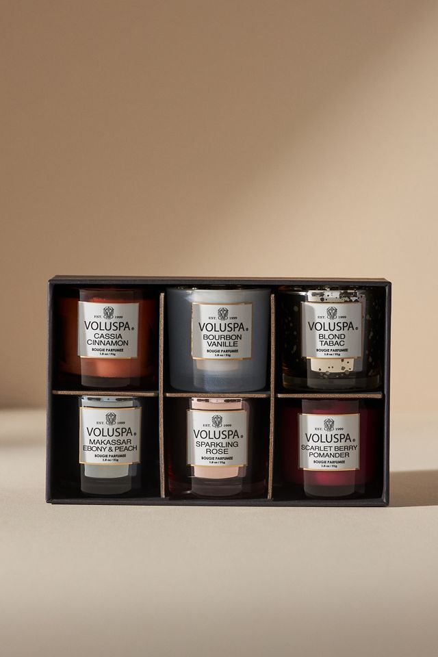 Voluspa Vermeil 6Votive Candle Set Anthropologie