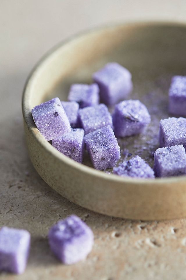 Edible Floral Lavender Sugar Cubes - Frolic and Fare