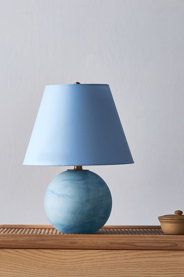Swirled Glass Table Lamp #1