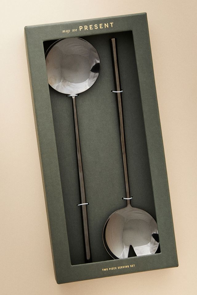 The Samson Stainless Steel 2-Piece Serving Set #1