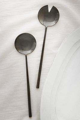 The Samson Stainless Steel 2-Piece Serving Set
