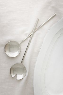The Samson Stainless Steel 2-Piece Serving Set
