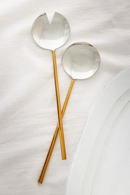 The Samson Stainless Steel 2-Piece Serving Set