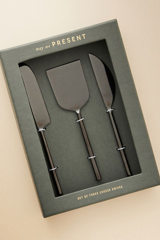 The Samson Stainless Steel Cheese Knives, Set of 3 #1