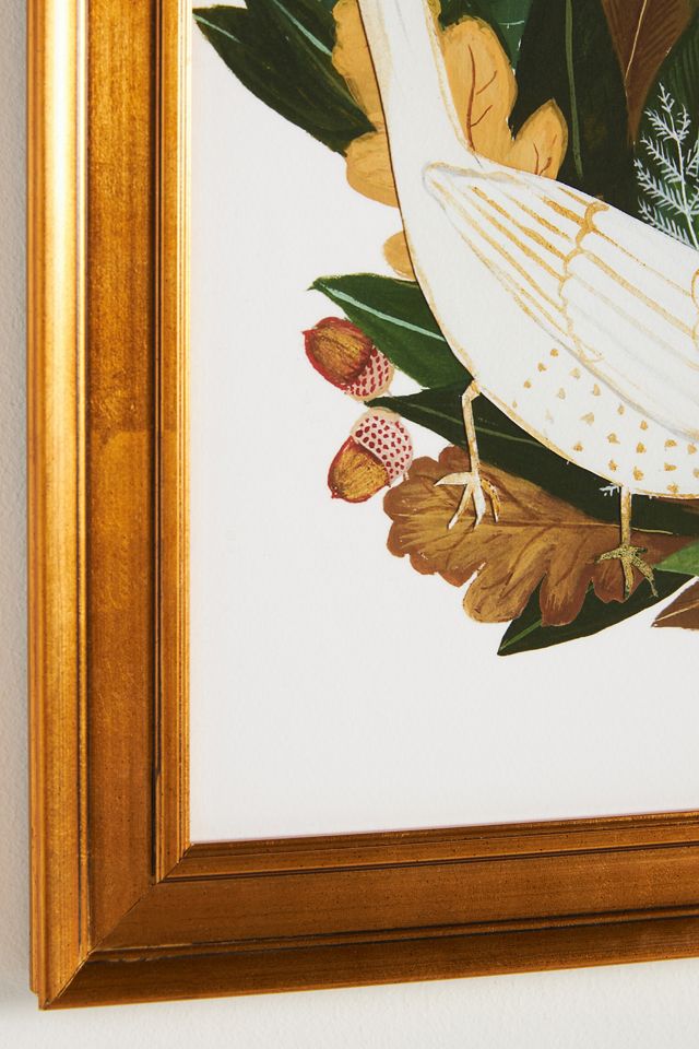 Magnolia and Oak Leaves Wall Art #1