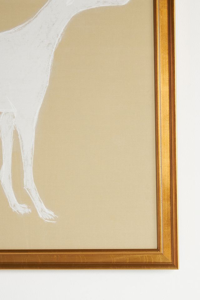 White Dog Wall Art #2