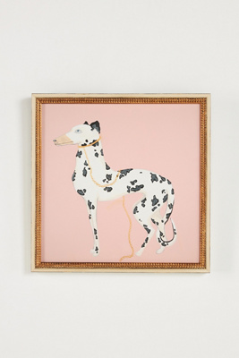 Artfully Walls Harlequin On Pink Wall Art