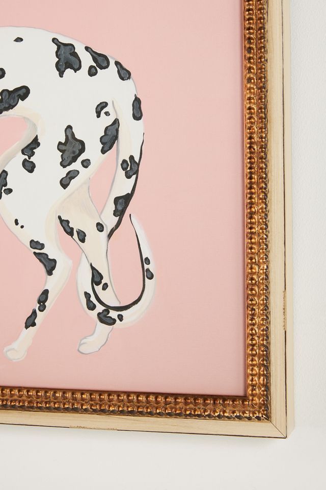 Harlequin on Pink Wall Art #1