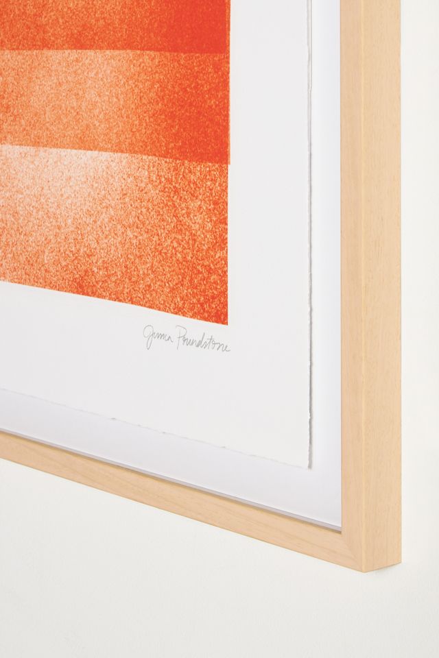 Soft Layers: Pink and Tangerine Wall Art  #1