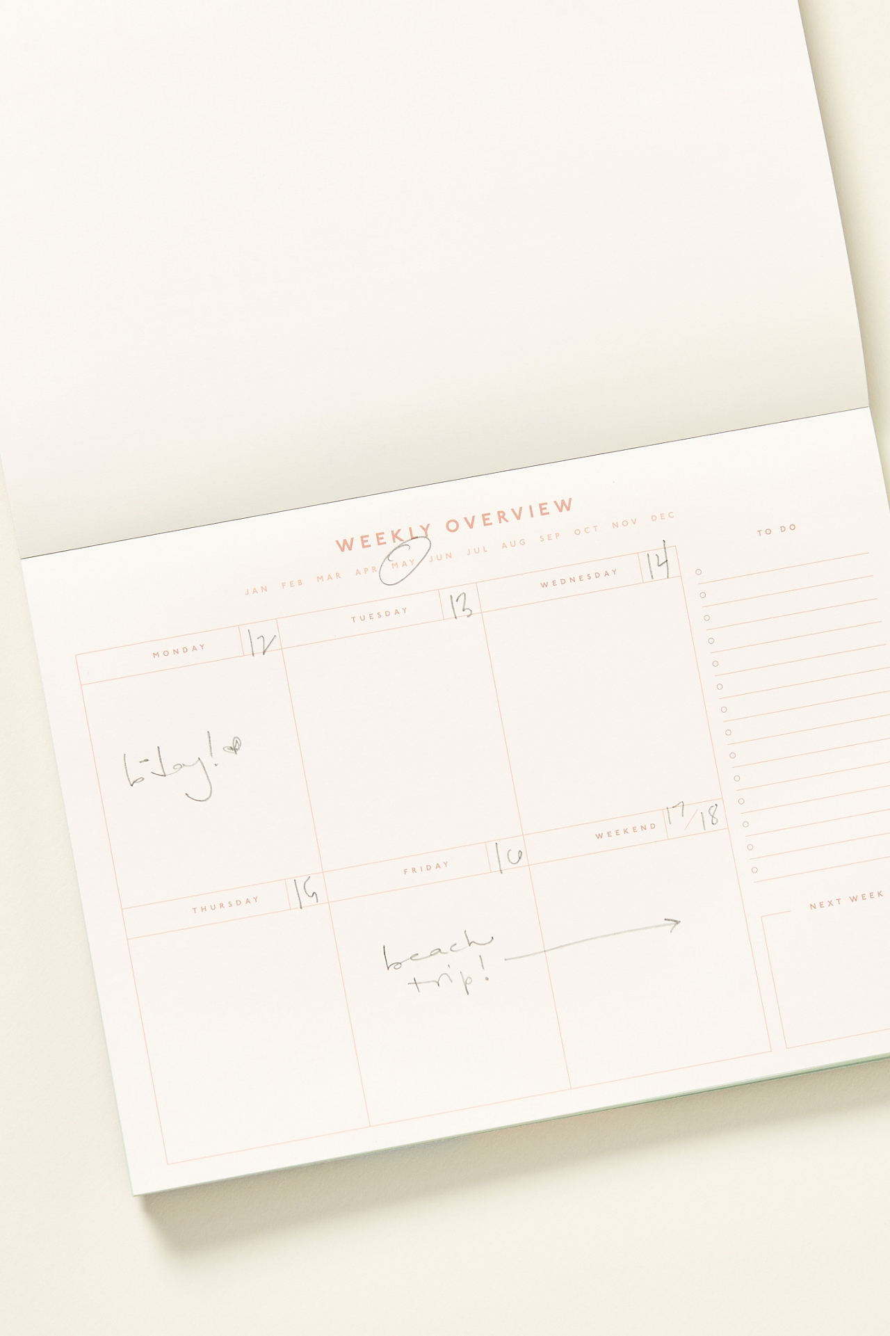 Papier Weekly Planner Notepad