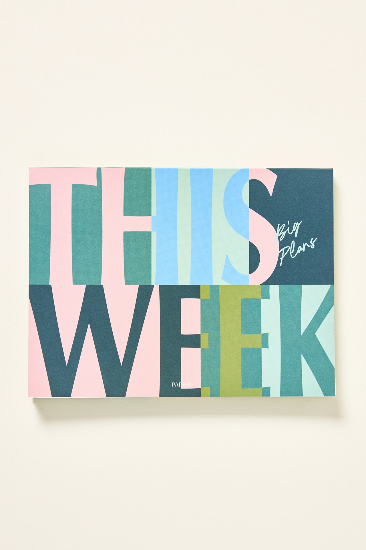 Papier Weekly Planner Notepad