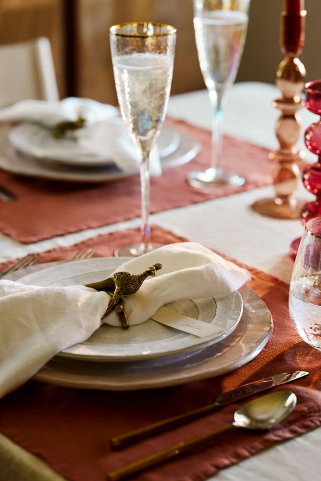 Pavo Napkin Rings, Set of 4 #1