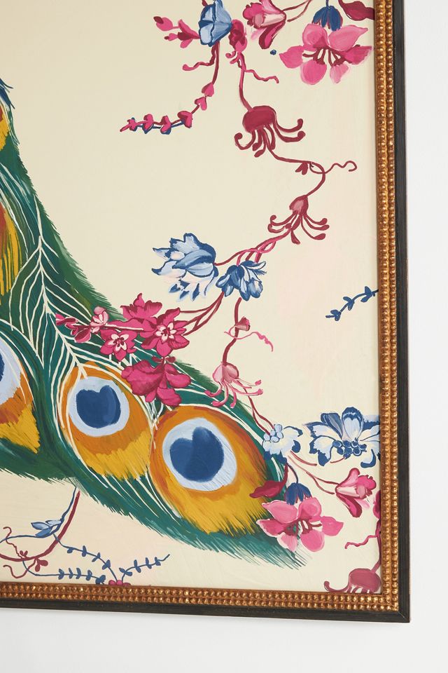 Peacock Bird Wall Art #2
