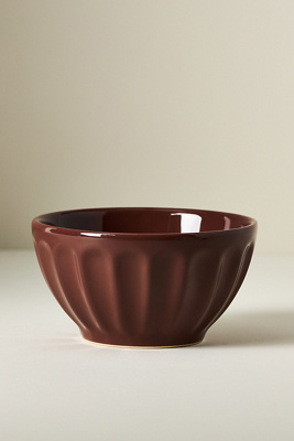 Anthropologie Amelie Latte Cereal Bowls, Set Of 4
