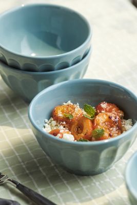 The Latte Stoneware Cereal Bowls, Set of 4: Amelie Edition